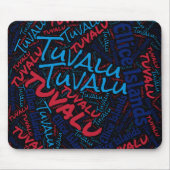 Wunderschöne Tuvalu Flag Farben Patriotic Mousepad (Vorne)