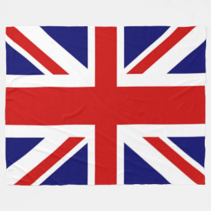 Wunderschöne UK-Flagge, der Union Jack Fleecedecke