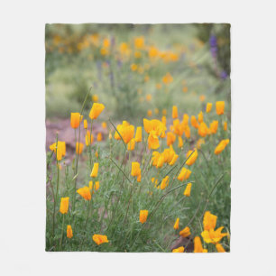 wunderschöne und duftende Wildblumen, die in Tuben Fleecedecke