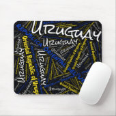 Wunderschöne Uruguay Flag Farben Patriotic Mousepad (Mit Mouse)