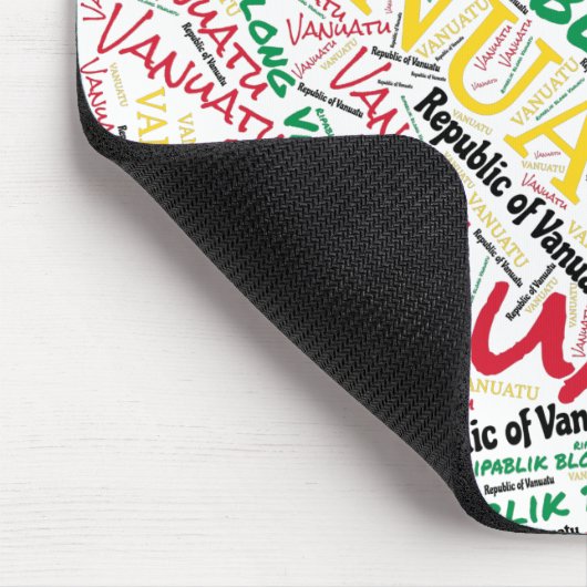 Wunderschöne Vanuatu Flag Farben Patriotic Mousepad (Ecke)