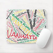 Wunderschöne Vanuatu Flag Farben Patriotic Mousepad (Mit Mouse)