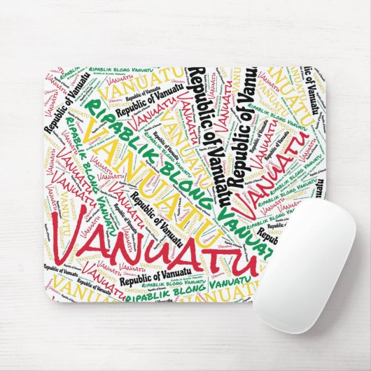Wunderschöne Vanuatu Flag Farben Patriotic Mousepad (Mit Mouse)