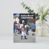 Wunderschöne Venedig Beach Postcard! Postkarte (Stehend Vorderseite)