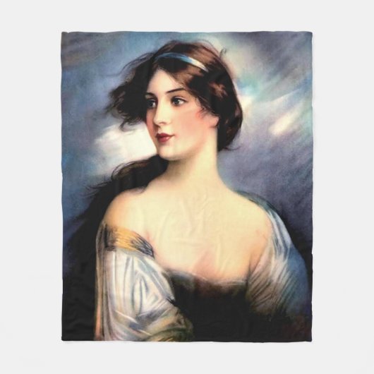wunderschöne Viktorianische Wind Fleecedecke (Vorderseite)