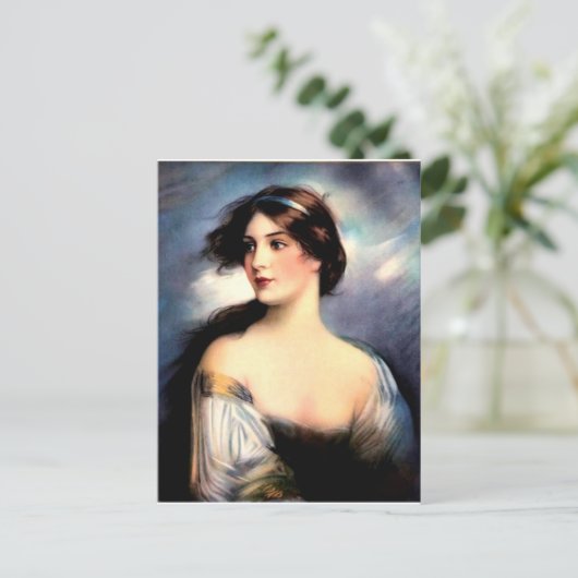 wunderschöne Viktorianische Wind Postkarte (Stehend Vorderseite)