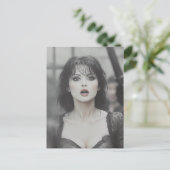 Wunderschöne Vintage-Frau Postkarte (Stehend Vorderseite)