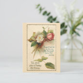 Wunderschöne Vintage-Geburtstagsglückwünsche aus d Postkarte (Stehend Vorderseite)