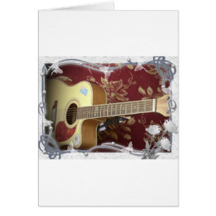 Wunderschöne Vintage Gitarre auf dem afrikanischen