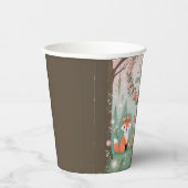 Wunderschöne Waldkreaturen mit Babydusche Pappbecher (Rechts)