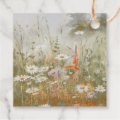 Wunderschöne Waldpuschroom-Babydusche Geschenkanhänger (Rückseite)