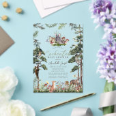 Wunderschöne Waldtierdusche Acryleinladungen (In Situ (Hochzeit))