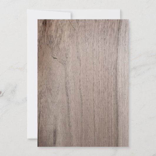 Wunderschöne Waldtierdusche Einladung (Rückseite)