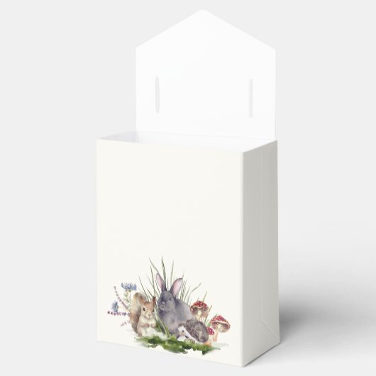 Wunderschöne Waldtierdusche Geschenkschachtel (Geöffnet)