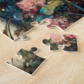 Wunderschöne Wasserfarben-Wunderwelt Alice auf dem Puzzle (Seite)