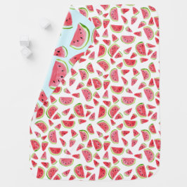 Wunderschöne Wassermelonen für ein gemütliches Bab Babydecke
