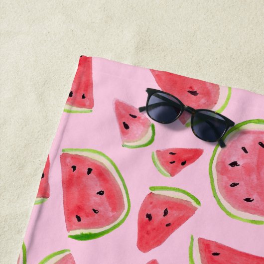 Wunderschöne Wassermelonen Sommerspass Obst Strandtuch (Beispiel)