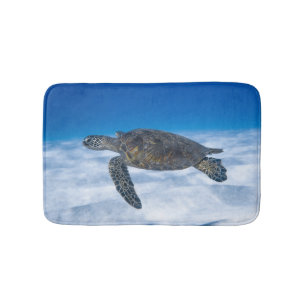 Wunderschöne Wasserschildkröte Badematte