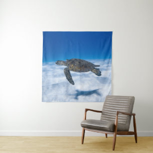 Wunderschöne Wasserschildkröte Wandteppich
