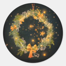 Wunderschöne Weihnachtsaufkleber