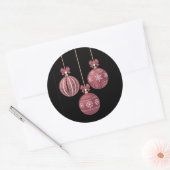 Wunderschöne Weihnachtsaufkleber Runder Aufkleber (Umschlag)