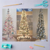 Wunderschöne Weihnachtsbäume, Gewebebücher Seidenpapier (Basteln)