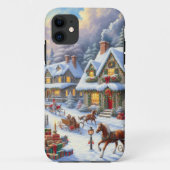 Wunderschöne Weihnachtsdörfer Case-Mate iPhone Hülle (Rückseite)