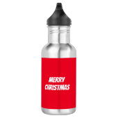 Wunderschöne Weihnachtsdörfer Edelstahlflasche (Rechts)