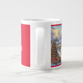 Wunderschöne Weihnachtsdörfer Jumbo-Tasse (Rückseite)
