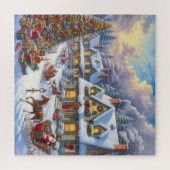 Wunderschöne Weihnachtsdörfer Puzzle (Horizontal)