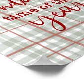 Wunderschöne Weihnachtsmauer Kunst Poster (Ecke)