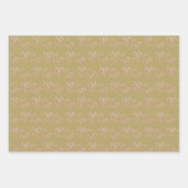 Wunderschöne Weihnachtspastells Geschenkpapier Set (Vorderseite 3)