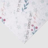 Wunderschöne Weihnachtspastells Seidenpapier (Detail)