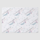 Wunderschöne Weihnachtspastells Seidenpapier (Vorderseite)