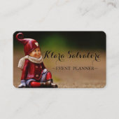 Wunderschöne Weihnachtspuppe Visitenkarte (Vorderseite)