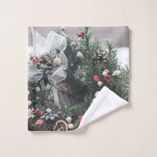 Wunderschöne Weihnachtsschneeflocken Waschlappen (Waschlappen)