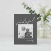 Wunderschöne Welt Einfaches Foto Weihnachten Schwa (Stehend Vorderseite)