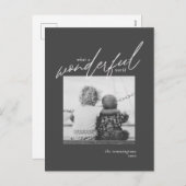 Wunderschöne Welt Einfaches Foto Weihnachten Schwa (Vorne/Hinten)