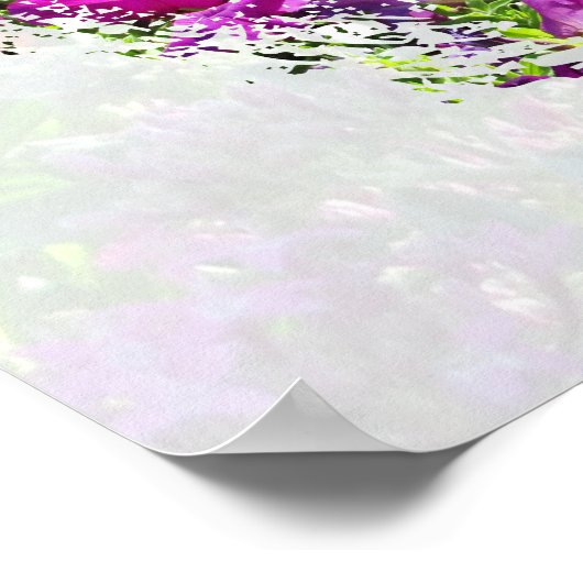 WUNDERSCHÖNE WILD BLUME ISAIAH 40:31 AUF EGLÄNDISC POSTER (Ecke)