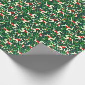 Wunderschöne wilde Schwimmerinnen Geschenkpapier (Ecke)