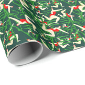 Wunderschöne wilde Schwimmerinnen Geschenkpapier (Rolleneckpunkt)