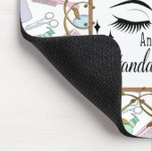 Wunderschöne Wimpern Mauspad (Ecke)