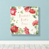 Wunderschöne Wintertage Leinwanddruck (Insitu (Holzboden))