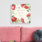 Wunderschöne Wintertage Leinwanddruck (Insitu (Wohnzimmer))