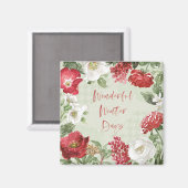 Wunderschöne Wintertage Magnet (Vorderseite/Rückseite)