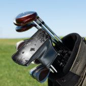 Wunderschöne Wölfe Schwarz und Weiß Leaf uns allei Golf Headcover (In Situ)