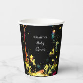 Wunderschöne Woodland Babydusche Pappbecher (Vorderseite)