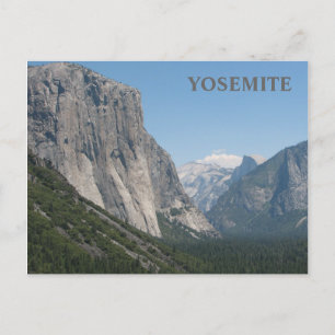 Wunderschöne Yosemite Postcard! Postkarte