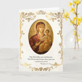 Wunderschöne zarte Gold Rose Muttertag Gruß Karte (Gelbe Blume)