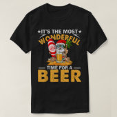 Wunderschöne Zeit für Biere Weihnachten trinken i T-Shirt (Design vorne)